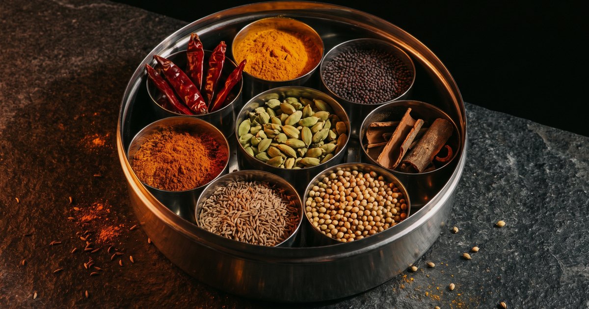 The Anjali demo &mdash; a North Indian kitchen whose menu is a spice tin: touch a spice and it lights the dish it rules