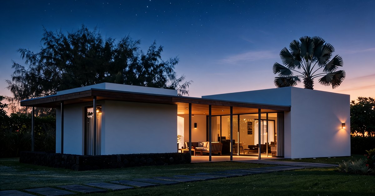 The Vingt Sud demo &mdash; an architecture practice where the floor plan steps out of its frame and the sun crosses the facade as you scroll